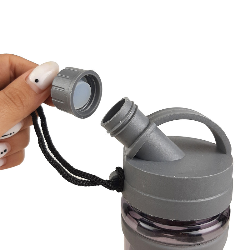 قمقمه دوچرخه مدل روکش دار کد 02T گنجایش 0.5 لیتر