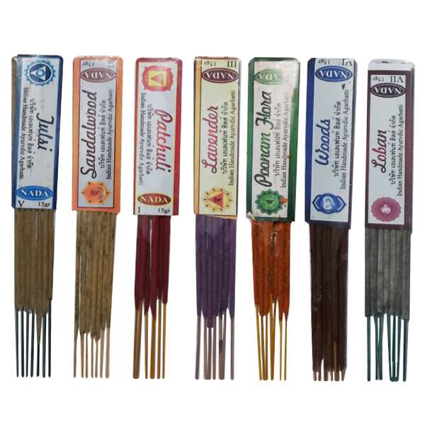 عود نادا اینسنس مدل هفت چاکرا مجموعه 7 عددی
