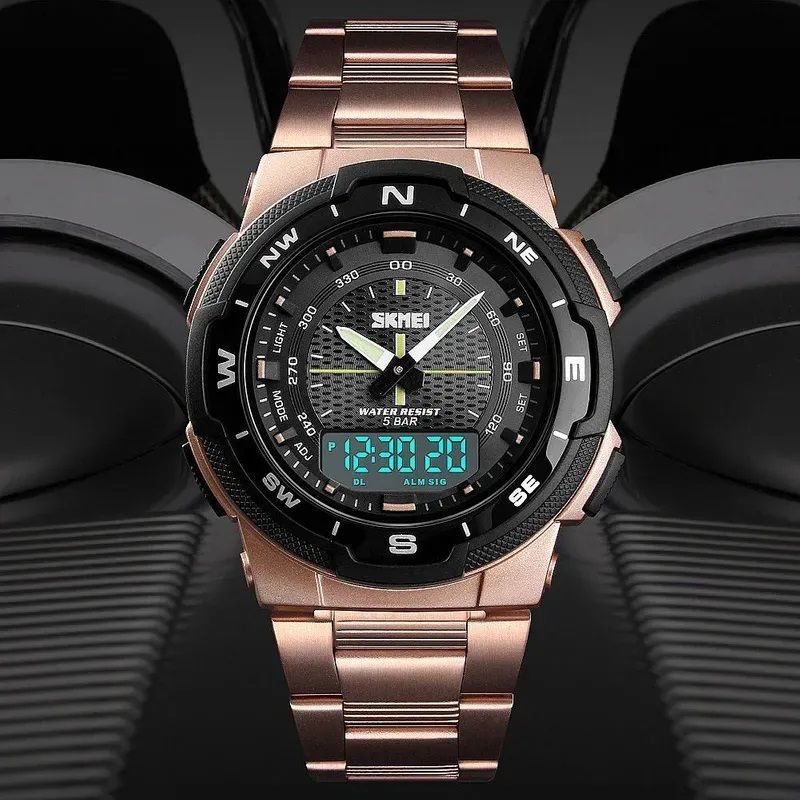 ساعت مچی عقربه‌ای مردانه اسکمی مدل 1370RG -  - 2