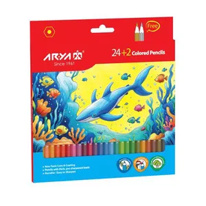 مداد رنگی 2+24 رنگ آریا مدل 3017