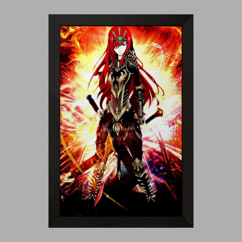 تابلو خندالو مدل ارزا انیمه فری تیل Fairy Tail  کد 16513