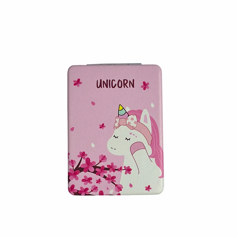 آینه آرایشی تاشو جیبی مدل Unicorn