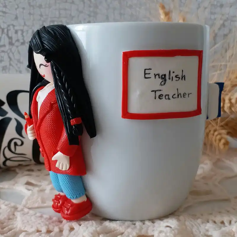 ماگ سرامیکی مدل معلم زبان انگلیسی L961
