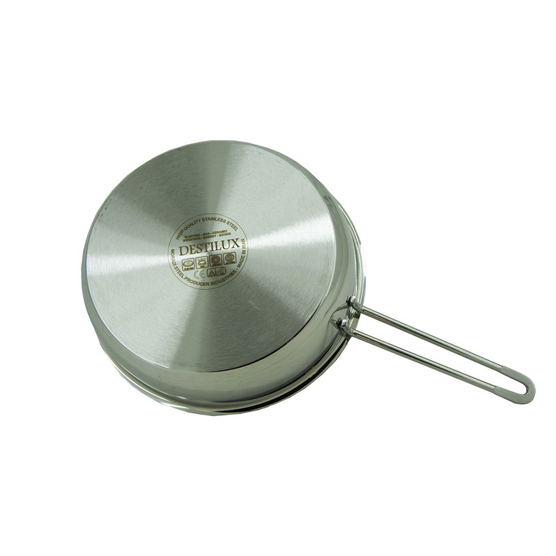 تابه دستی لوکس مدل تکدسته استیل سایز 24