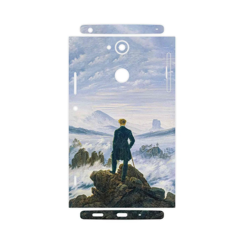 برچسب پوششی ماهوت مدل Wanderer above the Sea of Fog-FullSkin مناسب برای گوشی موبایل سونی Xperia XA2
