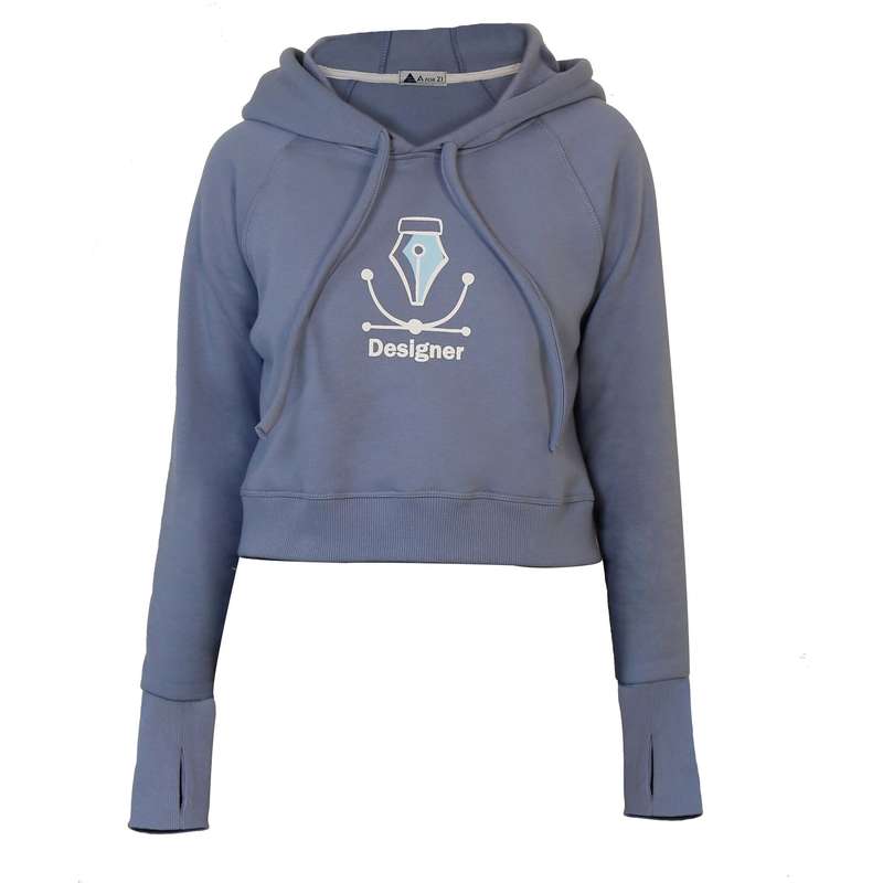 هودی زنانه مدل کراپ