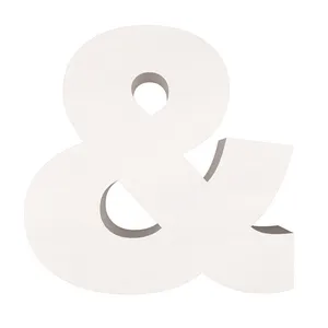 ماکت دکوری طرح حروف برجسته کد &-LARGE