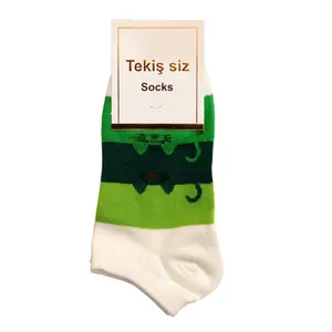 جوراب بچگانه طرح گربه کد 492