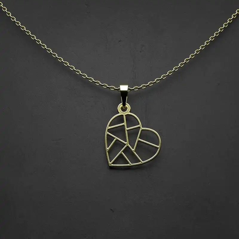 گردنبند طلا 18 عیار زنانه مدوپد مدل ستاره کد CA10558