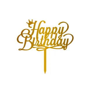 تاپر کیک تولد مدل happy birthday کد H20