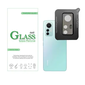 محافظ لنز دوربین شیلد گلس مدل LFUL مناسب برای گوشی موبایل شیائومی 12