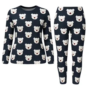 ست تی‌شرت آستین بلند و شلوار راحتی زنانه مدل آوید کد 106