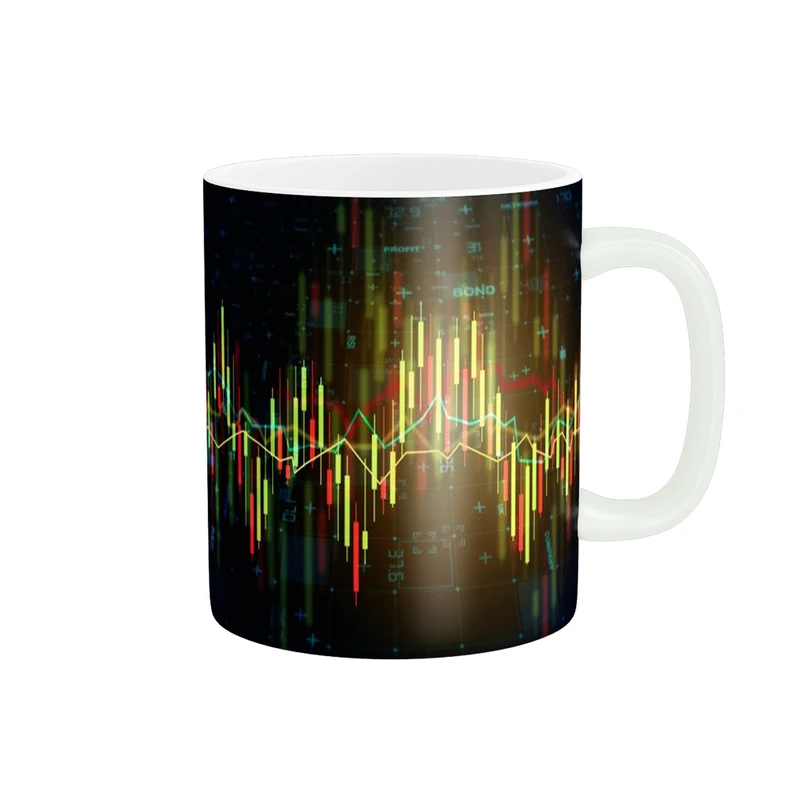 ماگ پادآفرین مدل ترید بورس بازارمالی تریدر کد p2912