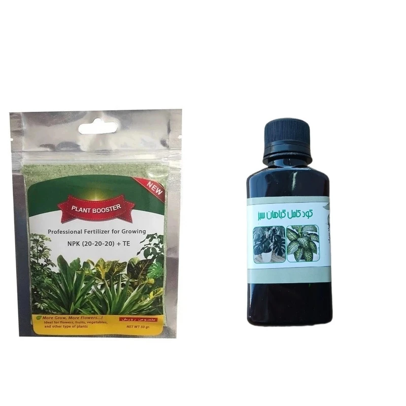 کود سه بیست و کامل گیاهان برگ سبز مدل life-D وزن 180 گرم بسته 2 عددی