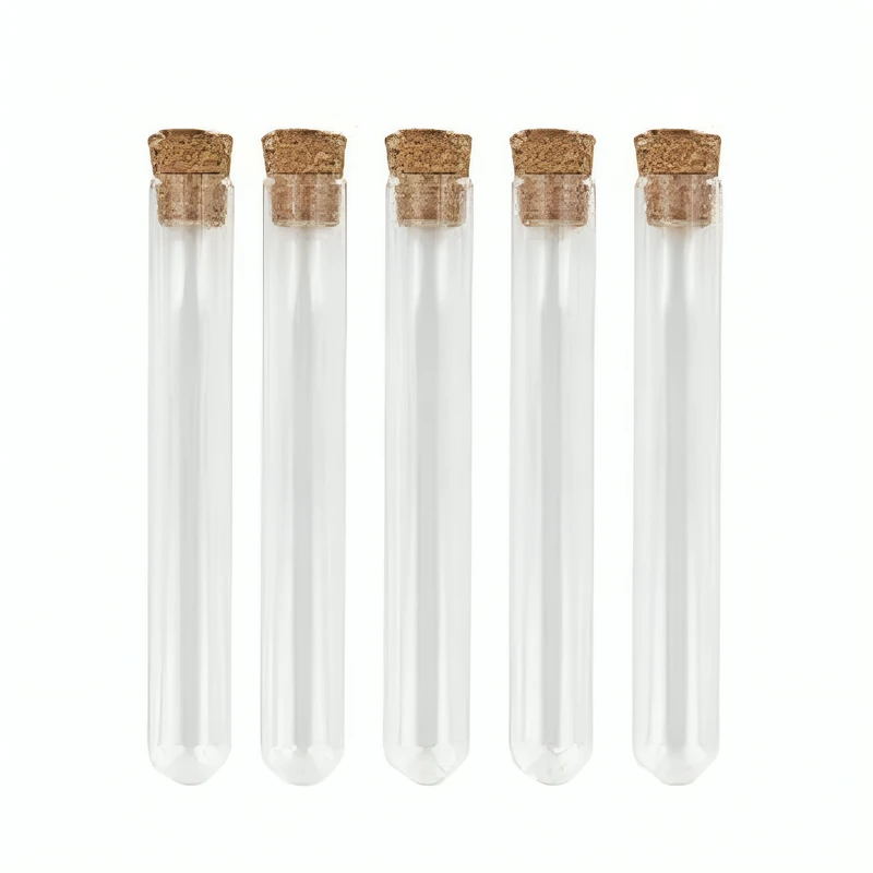 بطری دکوری مدل لوله ای مجموعه ی 5 عددی