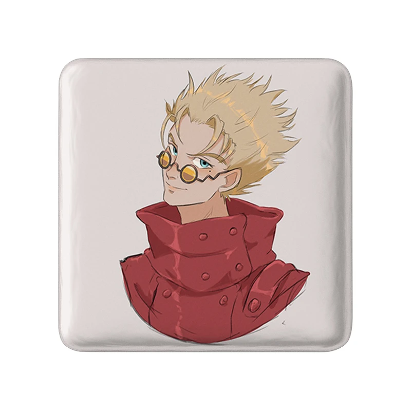 پیکسل خندالو طرح وش انیمه تریگان (Trigun) مدل مربعی کد 36228