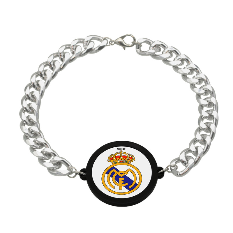 دستبند ناکسیگو مدل رئال مادرید کد BZ7786 دستبند ناکسیگو مدل رئال مادرید کد BZ7786