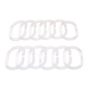 حلقه پرده حمام ایکیا مدل Ringsjon بسته 12 عددی