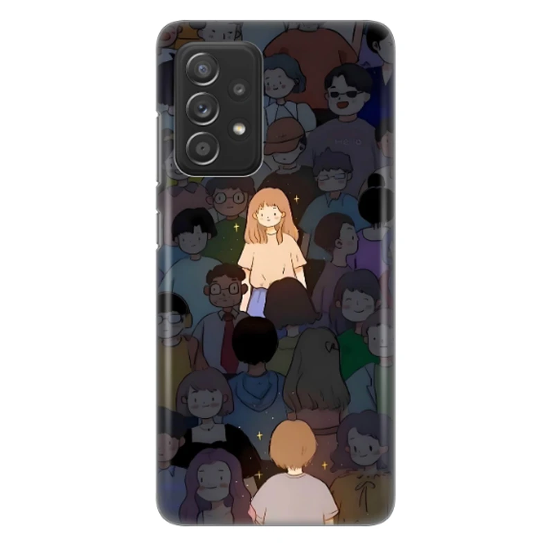 کاور طرح دختر درخشان کد DIMO-061 مناسب برای گوشی موبایل سامسونگ Galaxy A52s / Galaxy A52