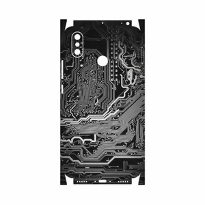 MAHOOT Black Printed Circuit Board-FullSkin Cover Sticker for Xiaomi Mi Max 3