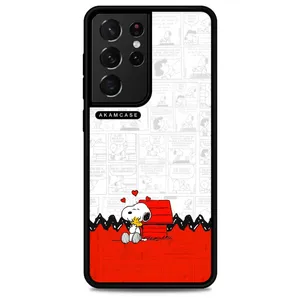 AKAM AMC-WSGS21U-SNOOPY-19 Cover For Samsung Galaxy S21 Ultra