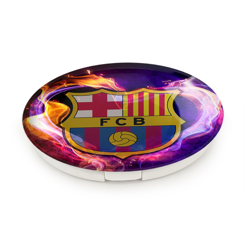 آینه جیبی خندالو طرح باشگاه بارسلونا مدل تاشو کد 26265