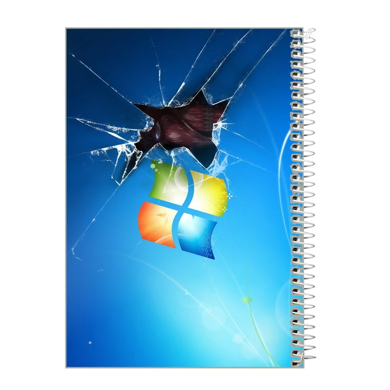 دفتر مشق 50 برگ طرح انیمه اتک آن تایتان کد m14