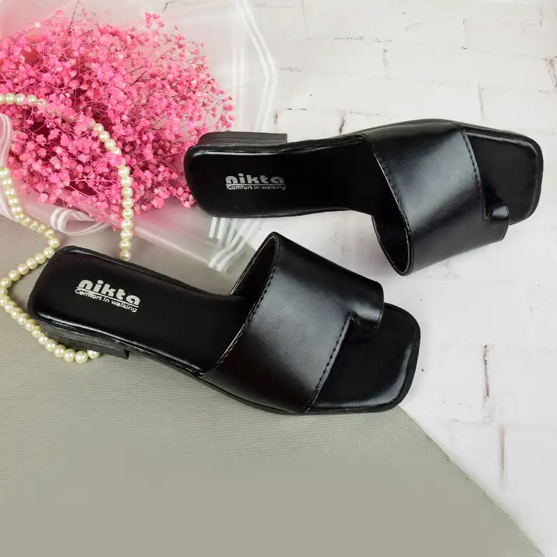 صندل زنانه نیکتا مدل لا انگشتی فینگرلی BK.4054