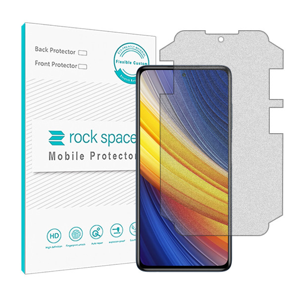محافظ صفحه نمایش مات راک اسپیس مدل Anti Shock مناسب برای گوشی موبایل شیائومی Poco X3 Pro