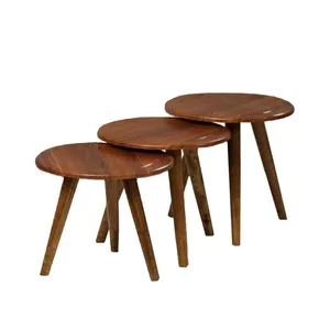 میز عسلی مدل LUX275 مجموعه 3 عددی