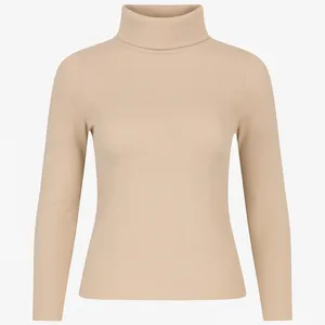 بلوز آستین بلند یقه اسکی زنانه مدل کلاسیک