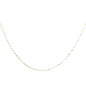 زنجیر پولکی طلا 18 عیار زنانه فرشته گلد گالری مدل استار کد FZ1