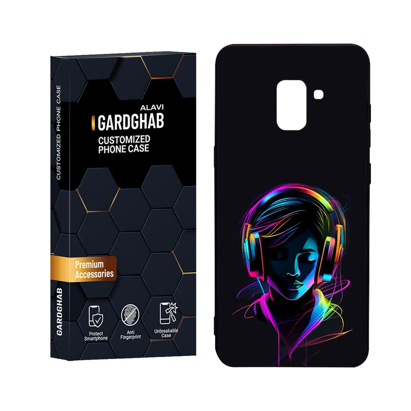 کاور گارد قاب علوی مدل Glass مناسب برای گوشی موبایل سامسونگ Galaxy A8 Plus