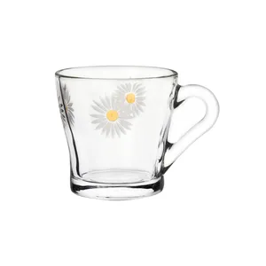 فنجان بلینک مکس مدل کروم طرح گل بابونه بسته 6 عددی 