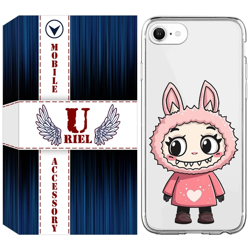 کاور یوریل مدل Clear کد 139 طرح لبوبو مناسب برای گوشی موبایل اپل iPhone 7 / 8 / SE 2022