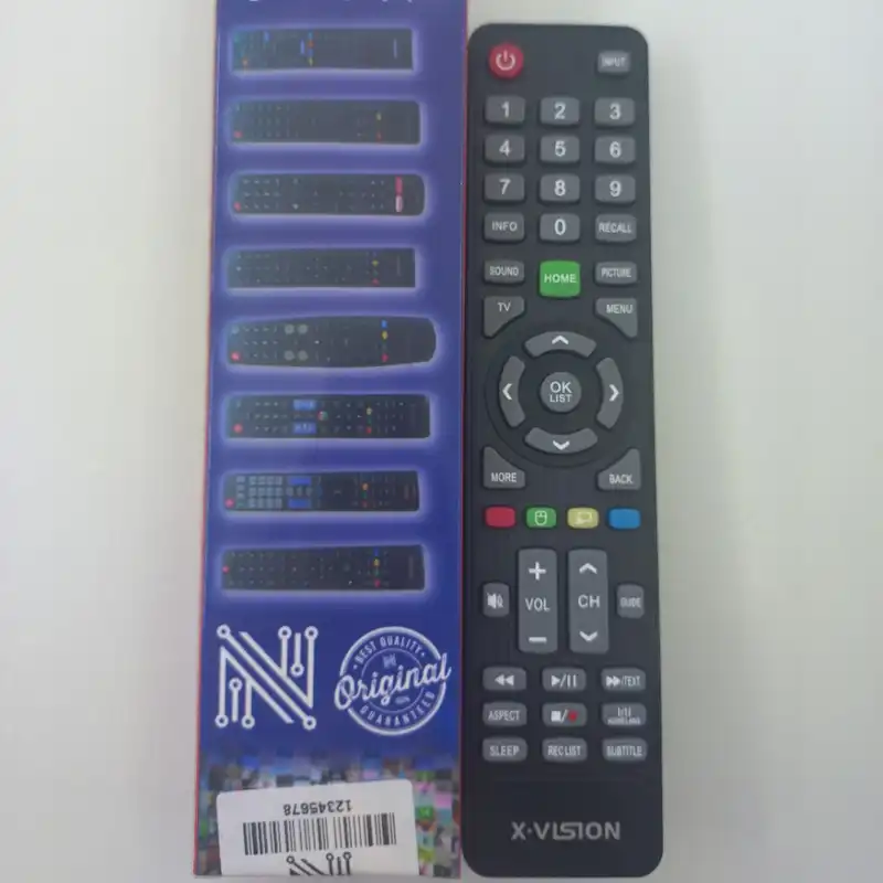 ریموت کنترل تلویزیون ایکس ویژن مدل ak987654321