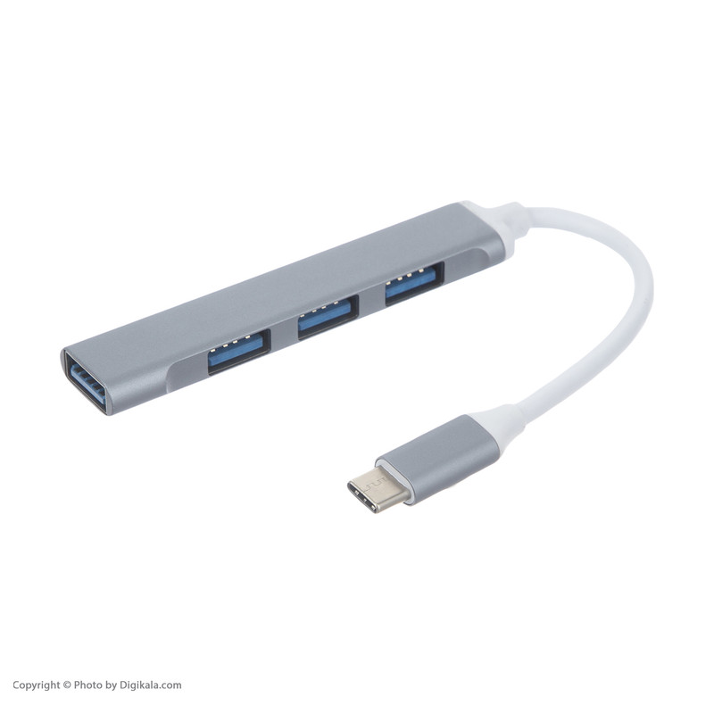 هاب USB-C چهار پورت مدل C-809