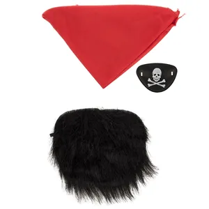 Pirate Beard And Eye Patch Set