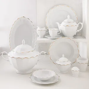 Zarin Iran Neoclassical Narsis Dinnerware Set 103 Pcs High Grade