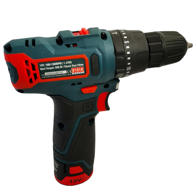 دریل پیچ گوشتی چکشی شارژی رونیکس مدل 8101K