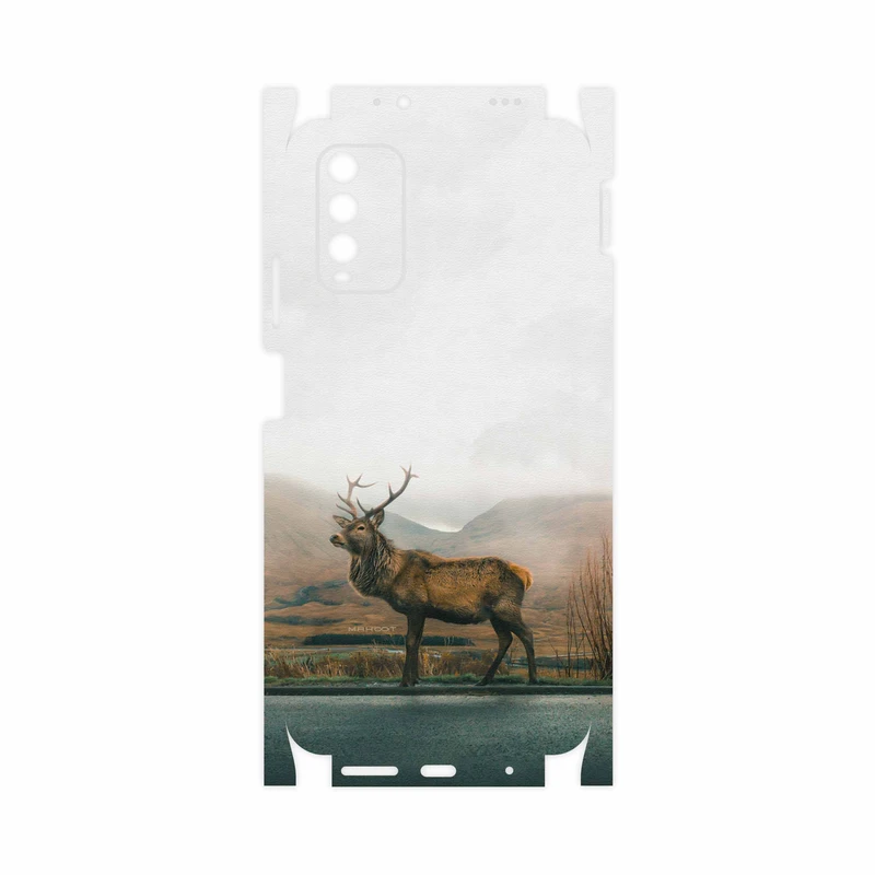 برچسب پوششی ماهوت مدل Horned Deer-FullSkin مناسب برای گوشی موبایل شیائومی Redmi 9T