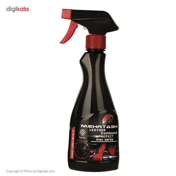 اسپری واکس چرم و داشبورد مهرتاش ظرفیت 450 میلی‌لیتر