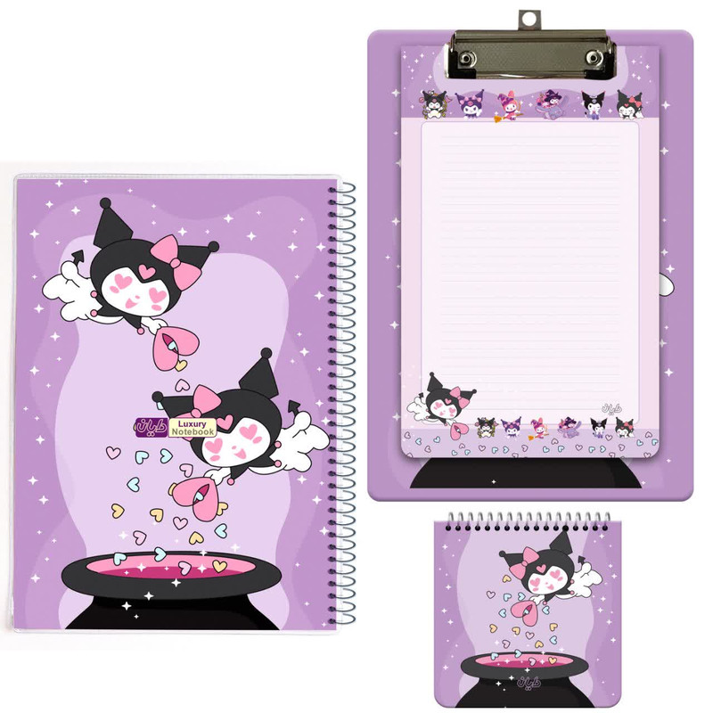 بسته لوازم تحریر دایان مدل کرومی 04 مجموعه سه عددی