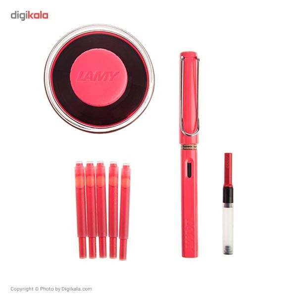 ست خودنویس لامی مدل Safari - قطر نوشتار M به همراه جوهر 50 میلی لیتری