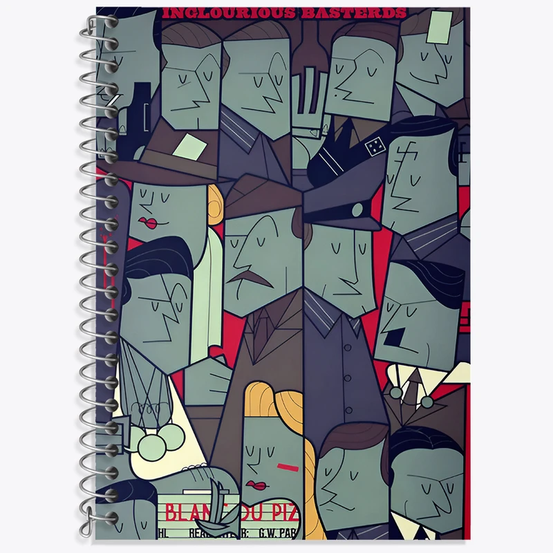 دفتر زبان 50 برگ خندالو مدل دو خط طرح صورتک کد N4460