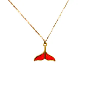 گردنبند زنانه مدل دمِ وال