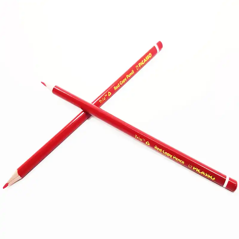 مداد قرمز پیکاسو مدل 3 وجهی کد 3944 بسته 5 عددی