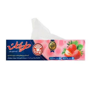 کیسه فریزر مدل رولی طوفان کد 0055 بسته 200 عددی