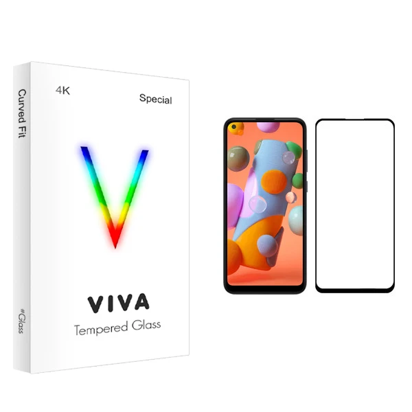 محافظ صفحه نمایش ویوا مدل 4K مناسب برای گوشی موبایل سامسونگ Galaxy A11