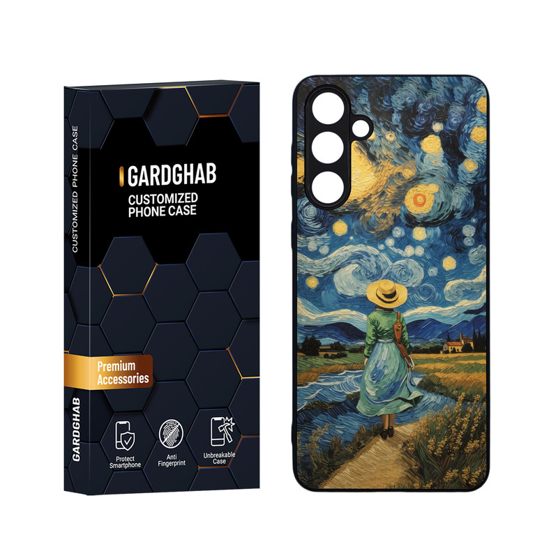 کاور گارد قاب مدل هنری مناسب برای گوشی موبایل سامسونگ Galaxy M55 5G